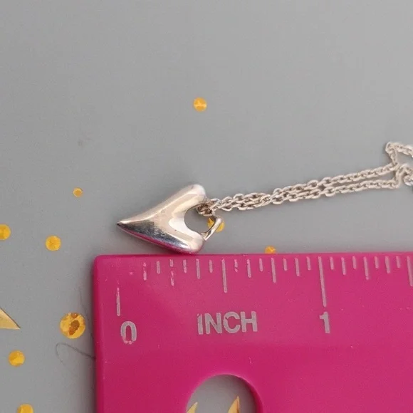 Robert Lee Morris Sterling Heart Necklace